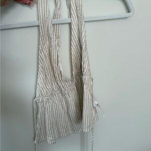 Garage Striped Halter Top